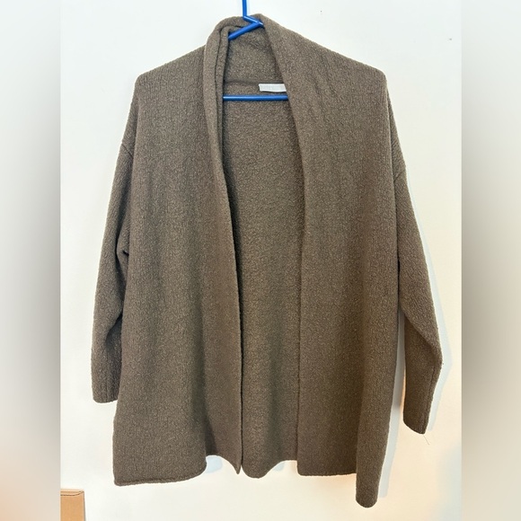 Vince Sweaters - Vince Grey Wool Blend Open Front Cardigan Size S Quiet Luxury
